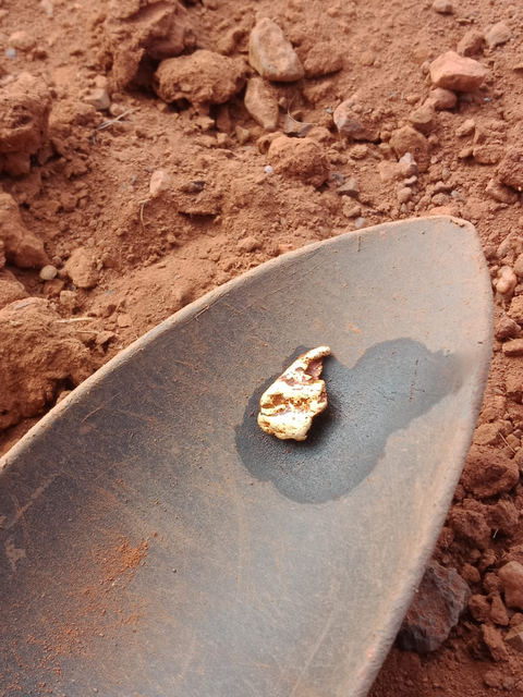 Gold found on site