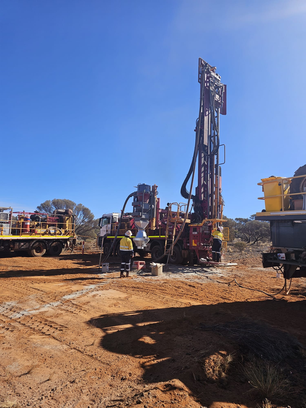 Drilling on site